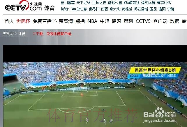 世界杯高清直播怎么看